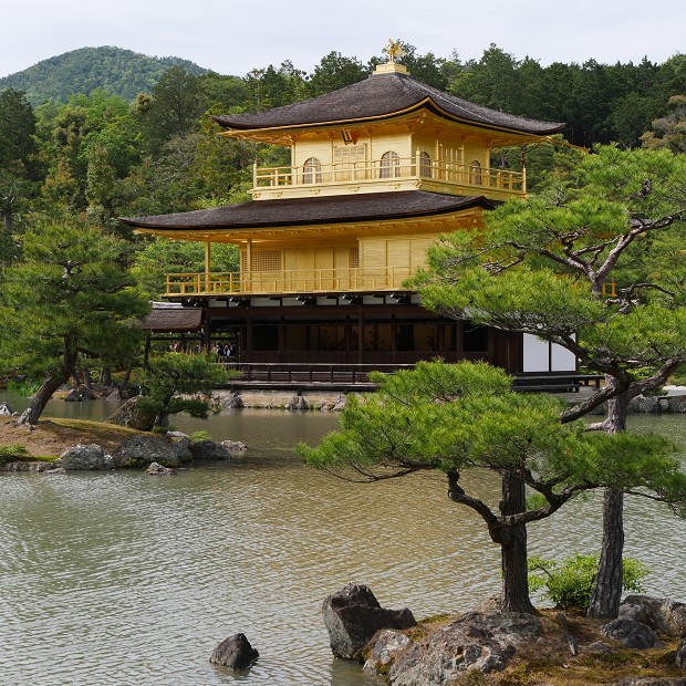 Le temple Kinkaku-Ji (ou temple d'or) à Kyoto - Japon