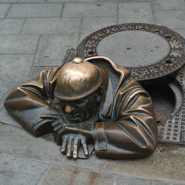 Sculpture à Bratislava - Slovaquie